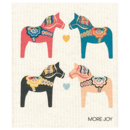 Dala Horse Swedish Dishcloth