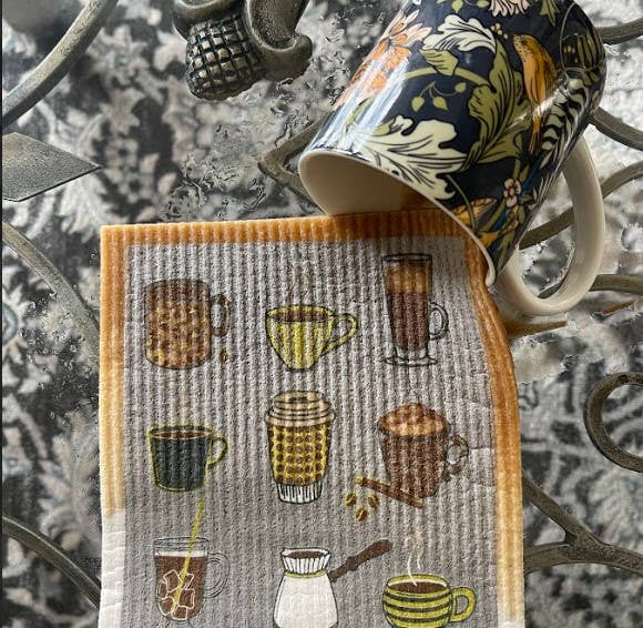 Coffee Shop Swedish Cloth