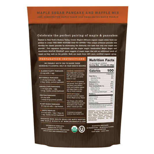 Organic Maple Sugar Pancake & Waffle Mix