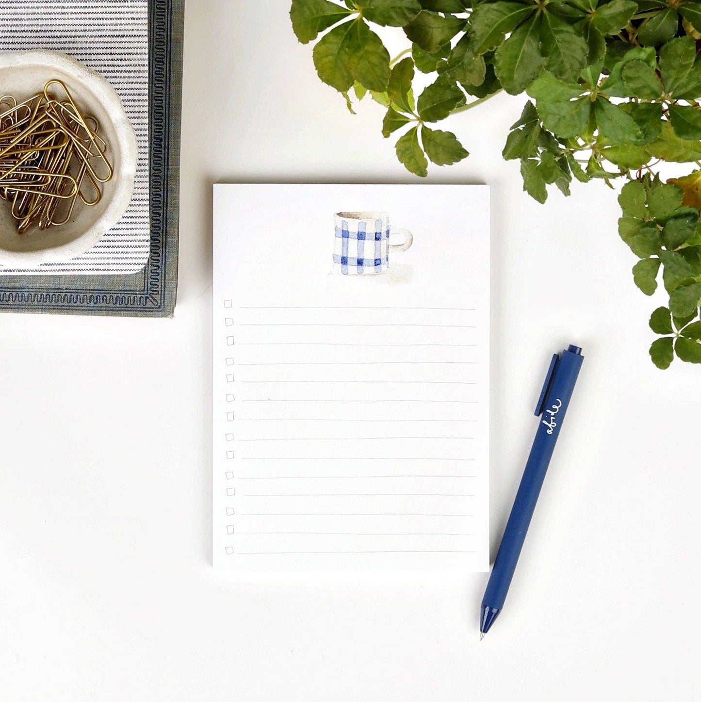 Cottage Checklist notepad