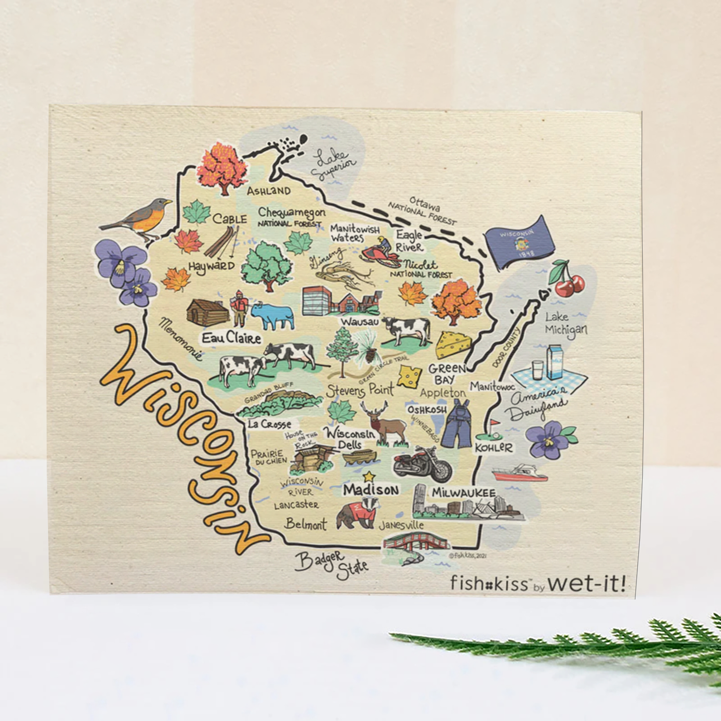 Fishkiss Wisconsin Swedish Cloth