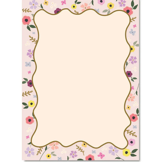 Floral Frame Notepad
