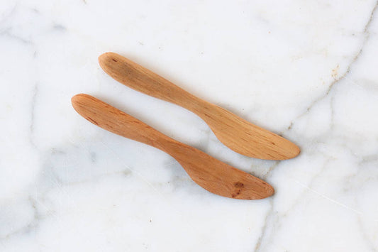 Parisian Butter Spreader, Fruitwood