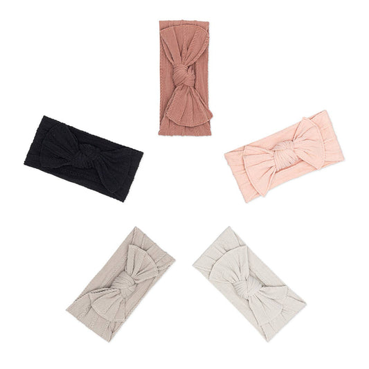 Rosewood - Cable Knit Knotted Headbands