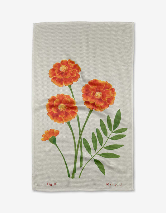 October Marigold Tea Towel