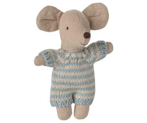 Baby mouse in carry cot - Blue