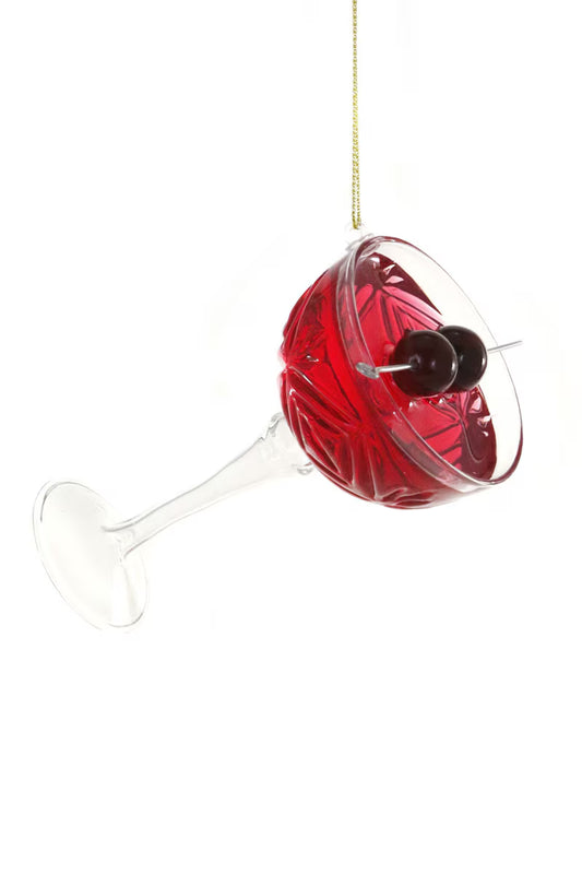 Festive Cranberry Cocktail Ornament