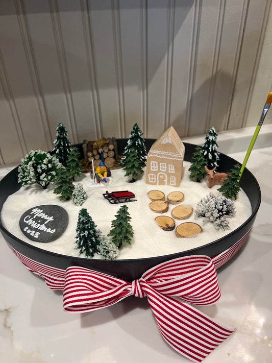 Saturday, December 6th 10am & 12pm Winter Sugar Village Workshop