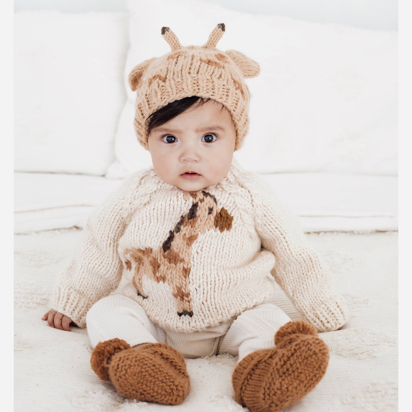 Giraffe Beanie Hat for Baby & Kids