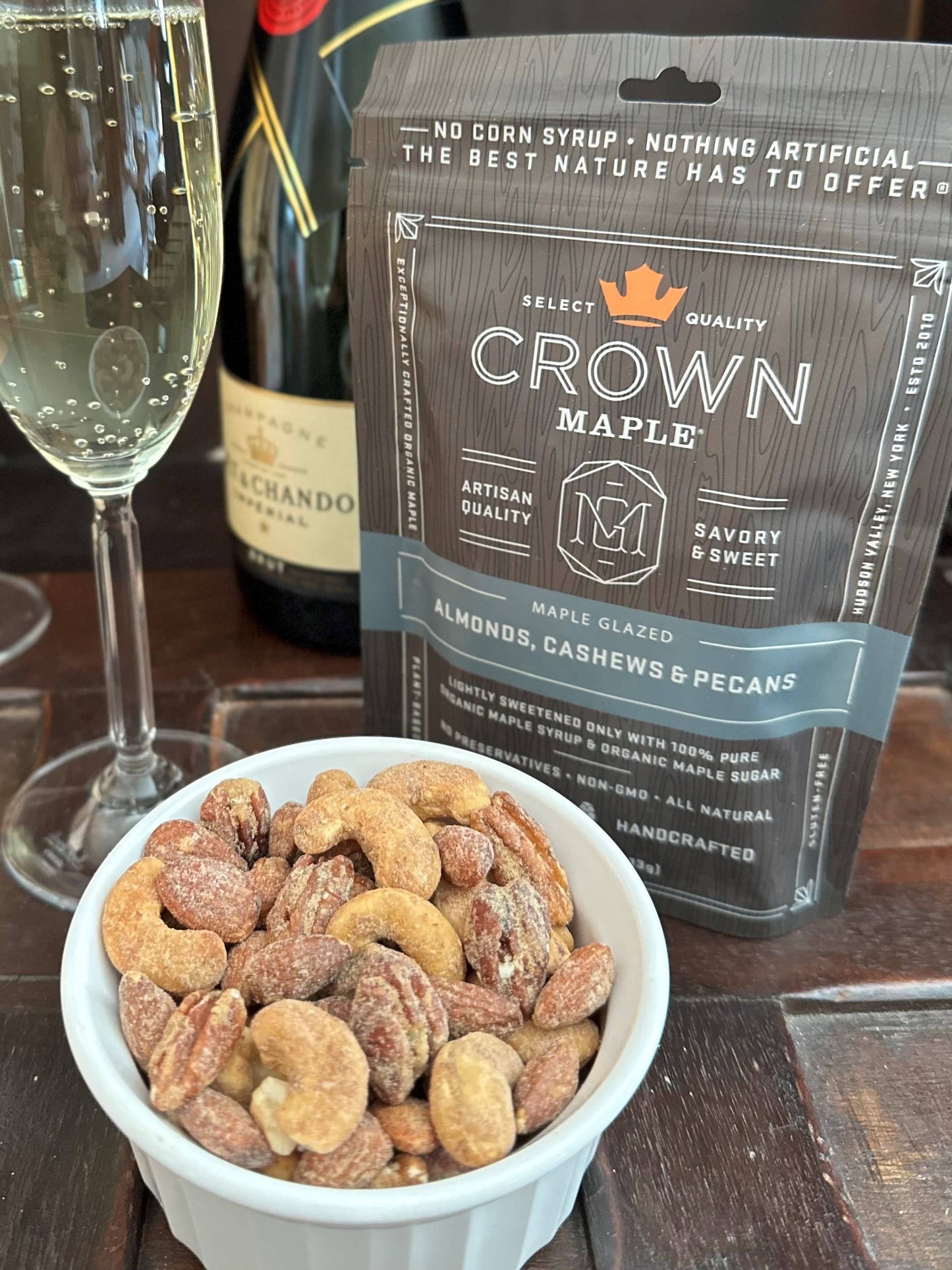 Maple Glazed Almonds, Cashews & Pecans