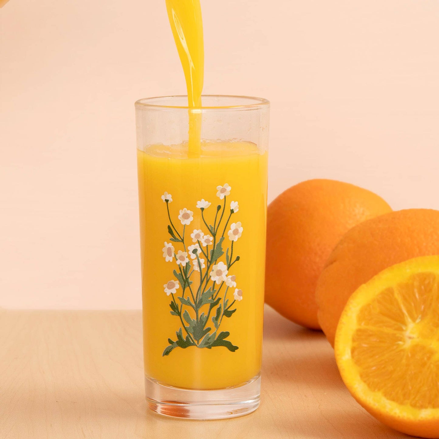 Montauk Daisy Tall Juice Glass