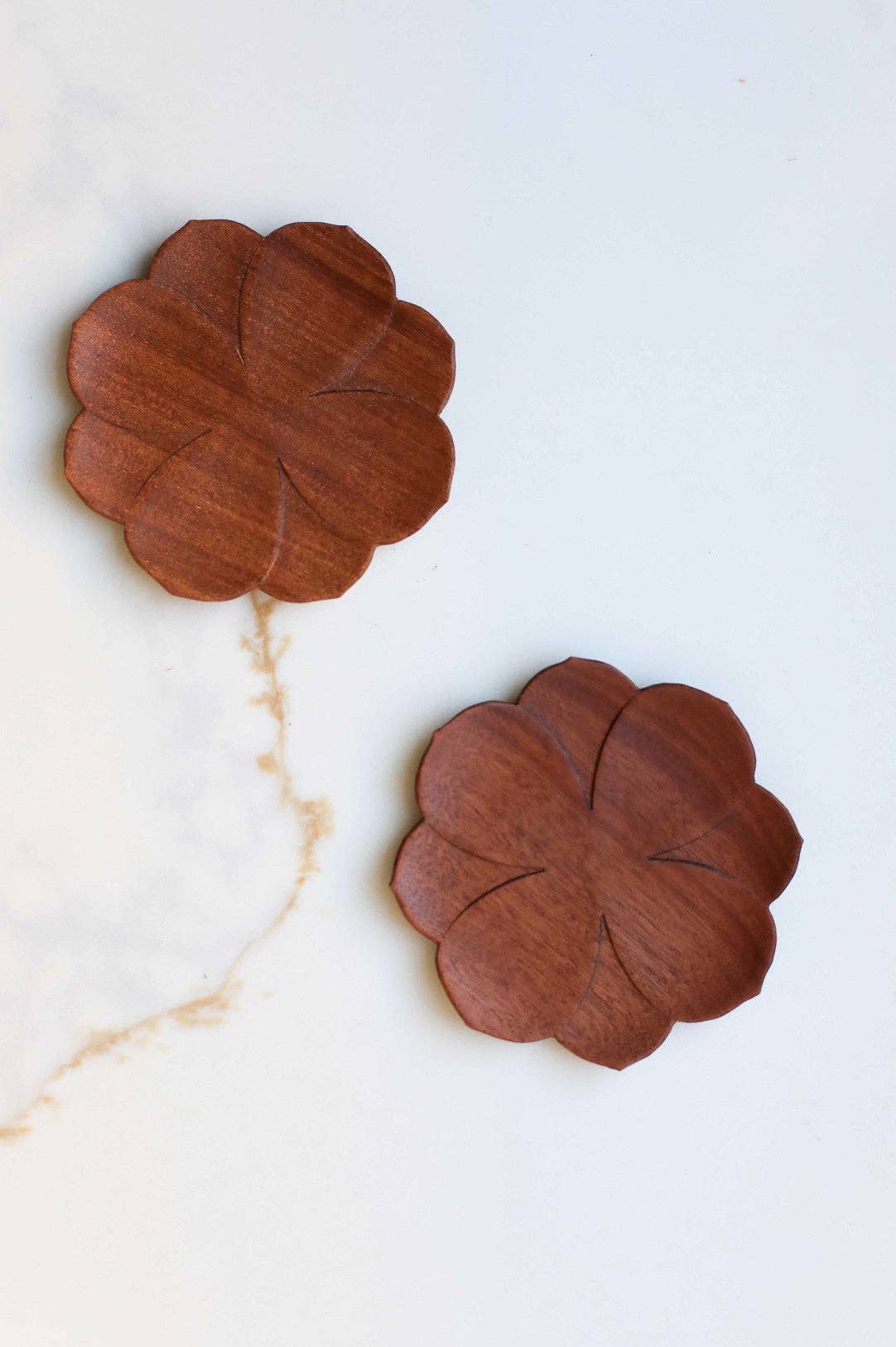 Lotus Wood Coaster