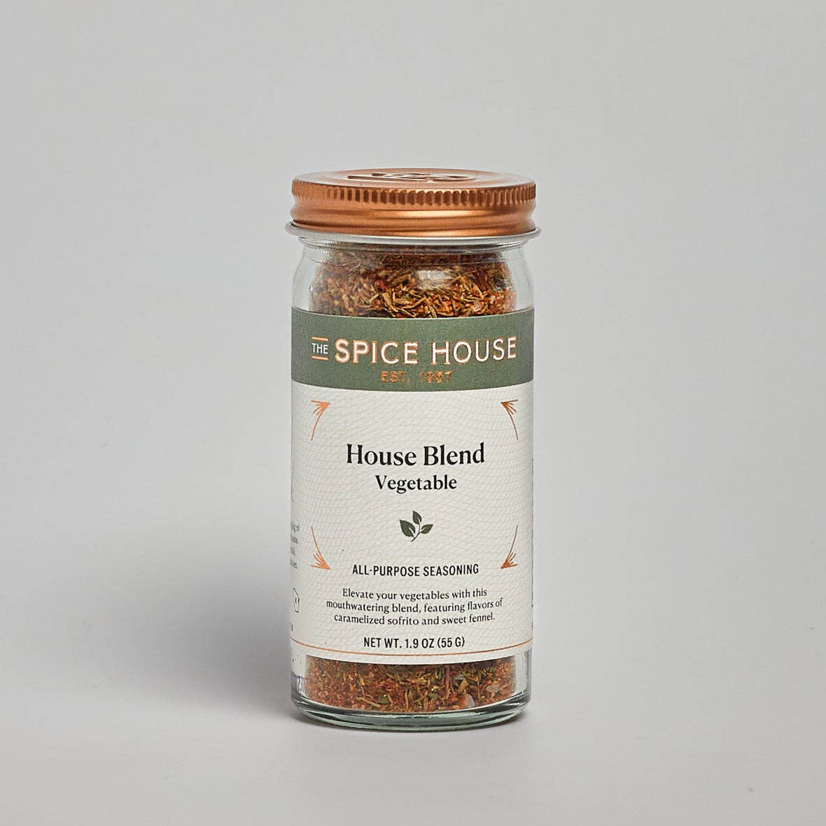 The House Blend Vegetable All-Purpose Seasoning: Jar, 1/2 Cup