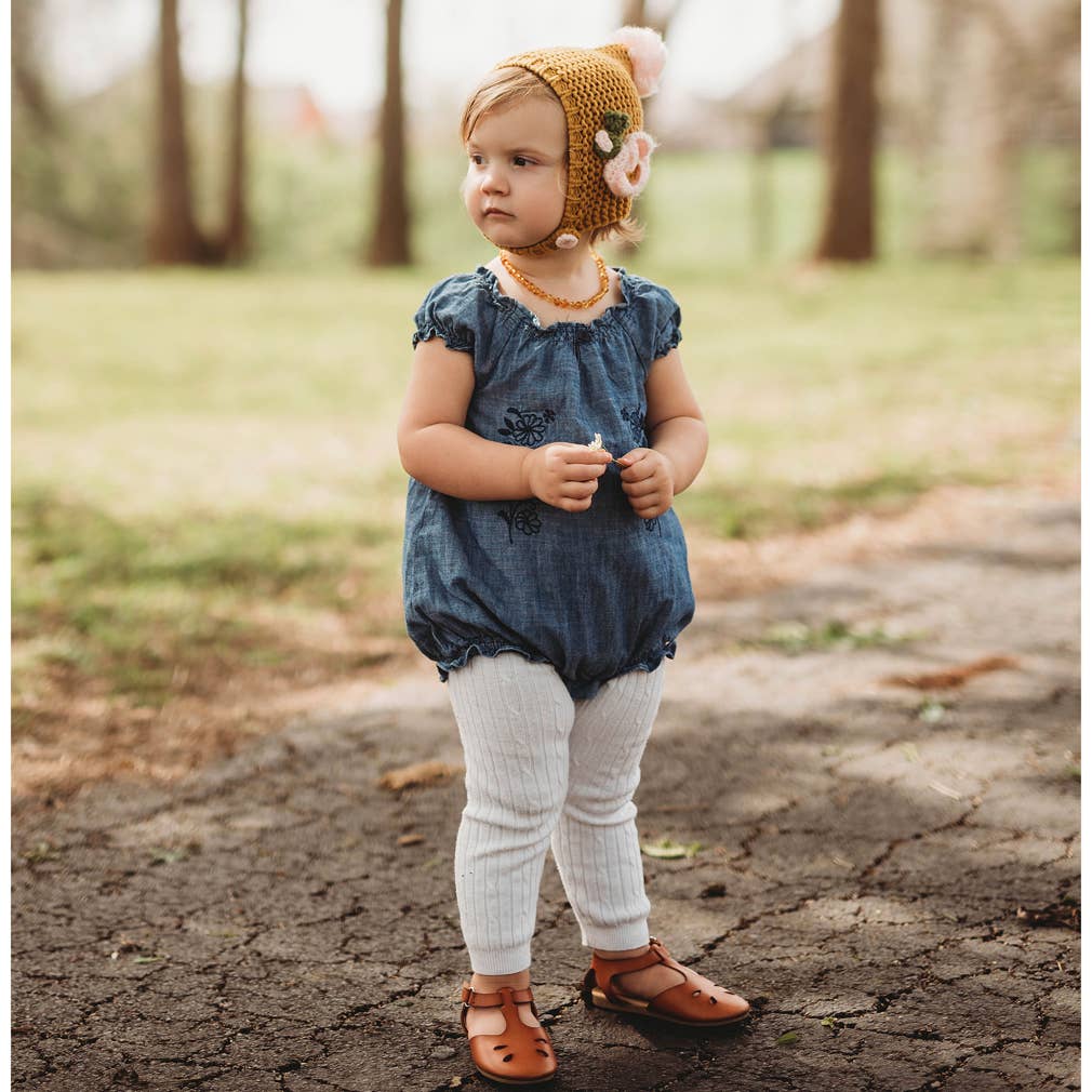 Gold Poppy Bonnet Baby & Kids