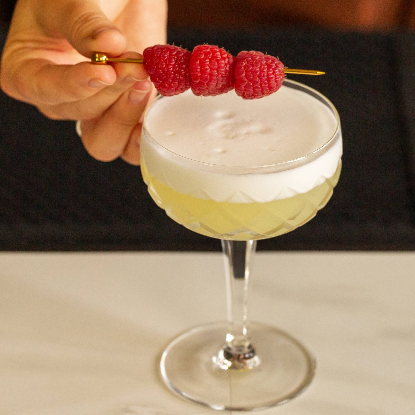 Cocktail Picks Combo Set, Gold (6 Short & 6 Long)