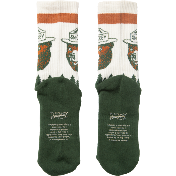 Prevent Wildfires Sock: Spruce / L/XL