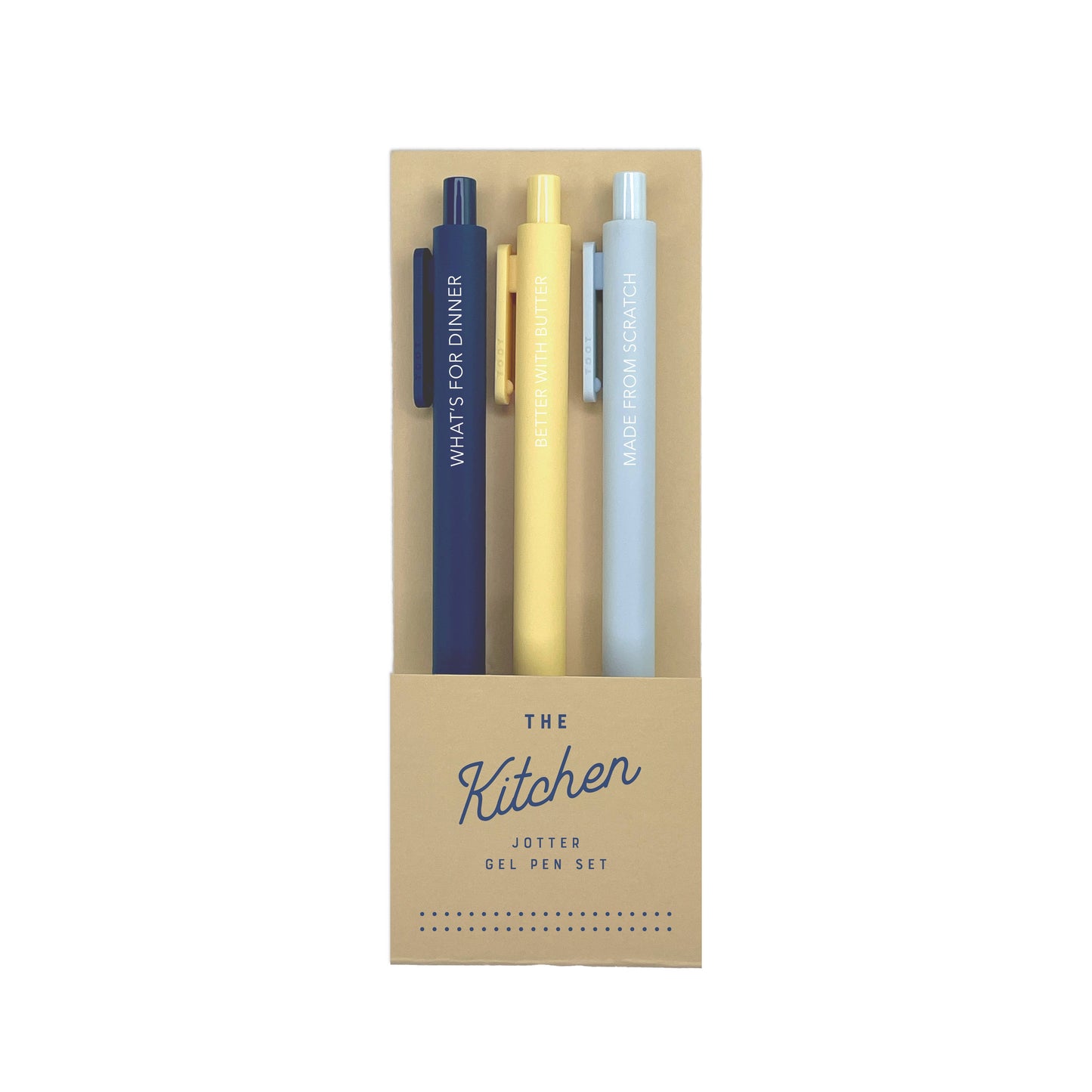 Kitchen Jotter Gel Pen: Set of 3