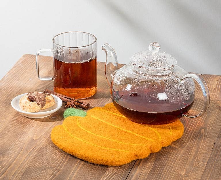 Orange Pumpkin Trivet