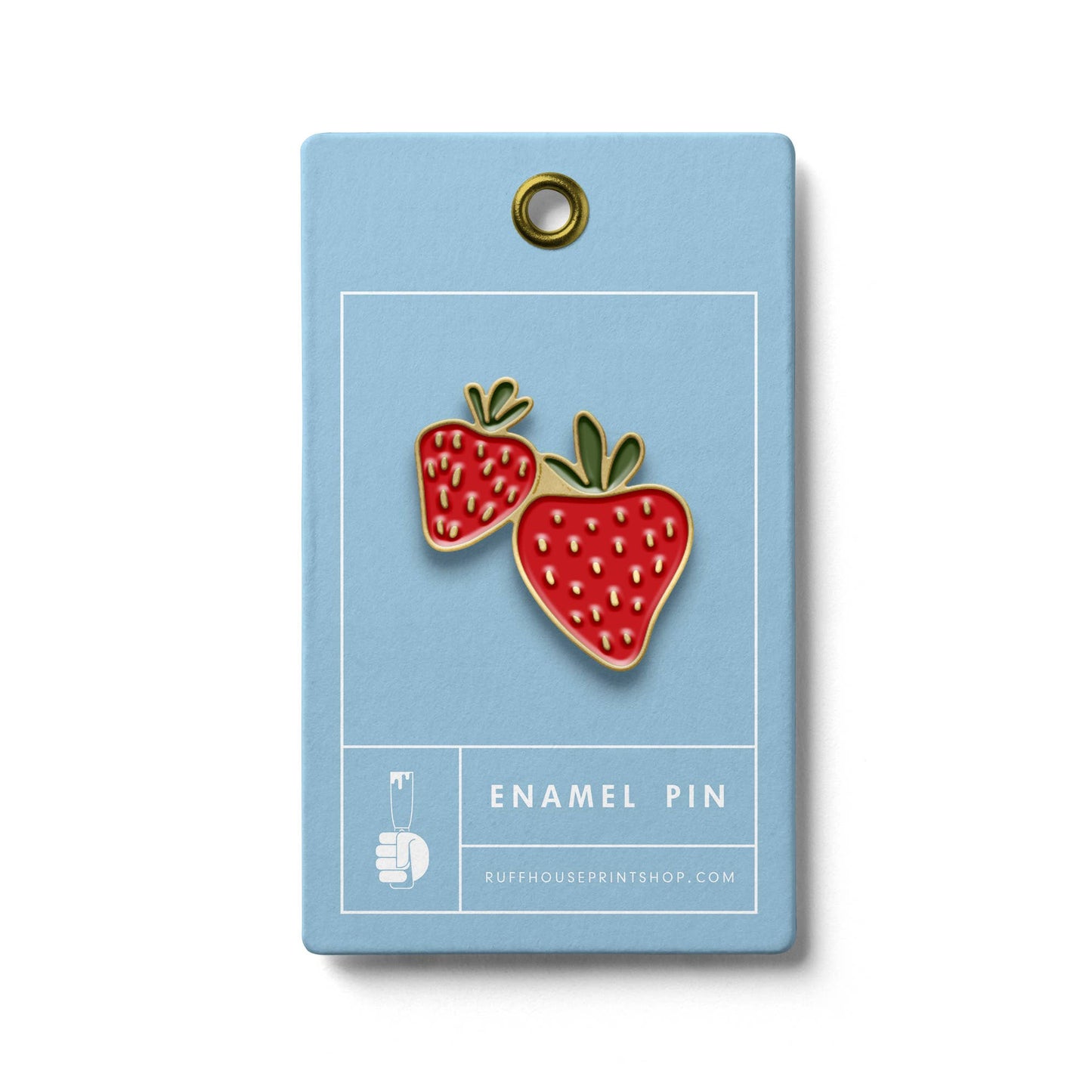 Strawberry Set Enamel Pin