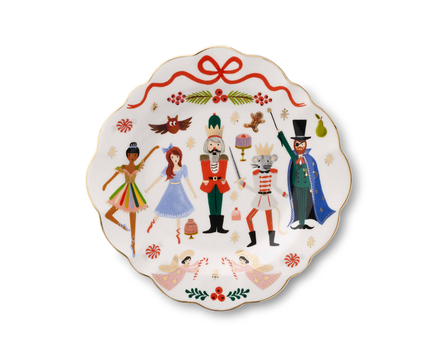 Nutcracker Porcelain Dessert Plates