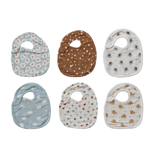 Cotton Double Cloth Printed Baby Bib