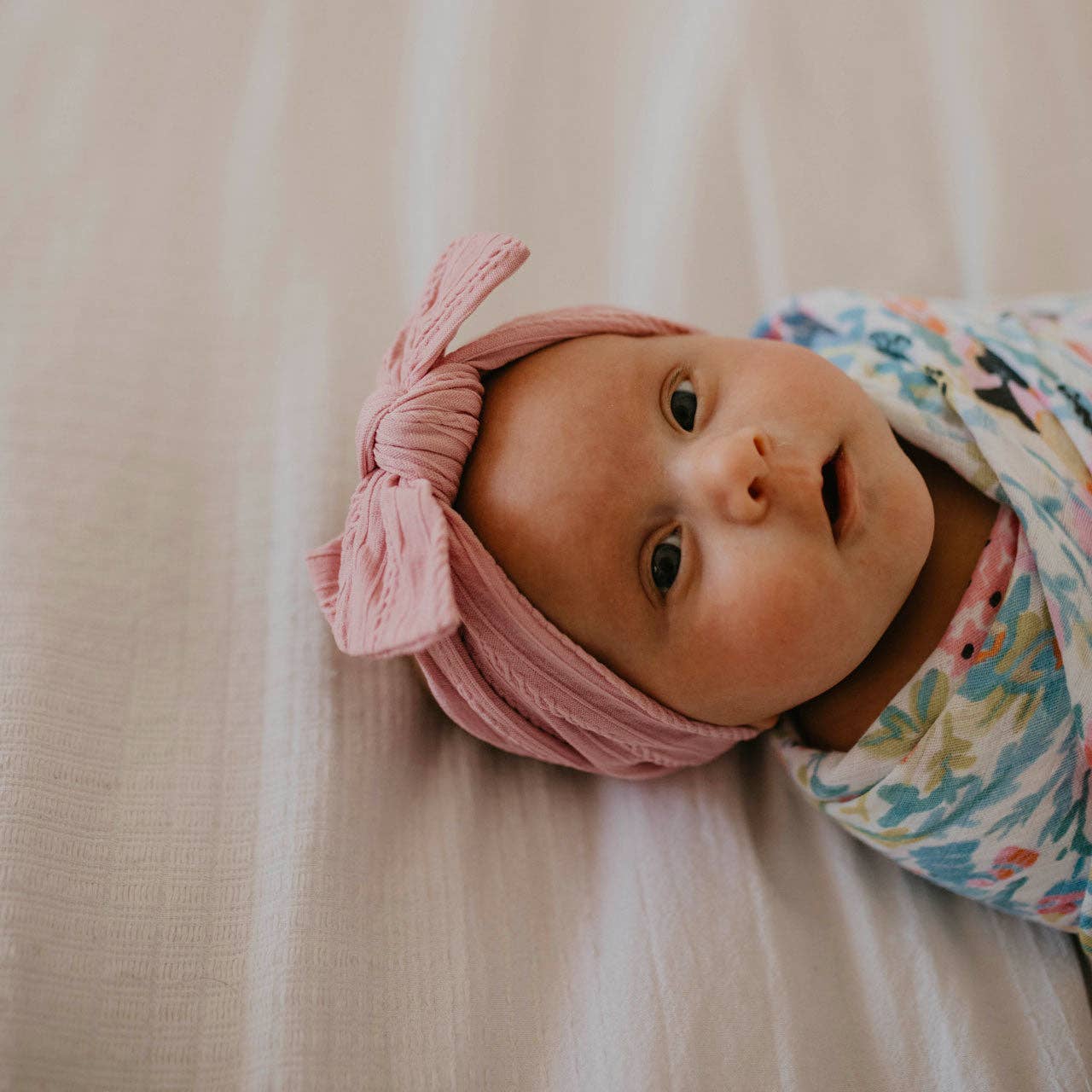 Matilda Baby Headbands- Cable Knit Knotted Headbands