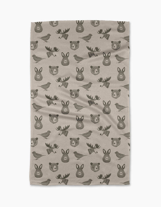 Forest Animals Tea Towel