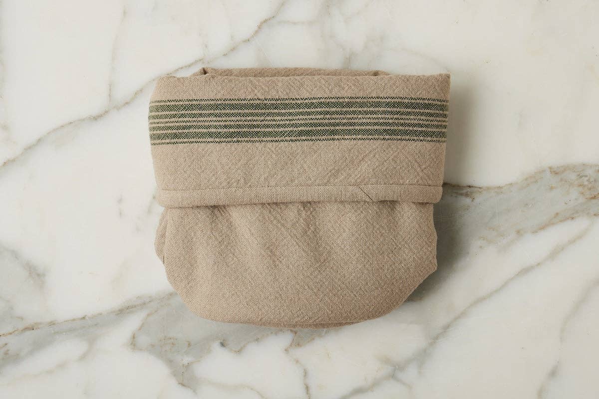 Bistro Bag, Vintage Spruce Green Stripe