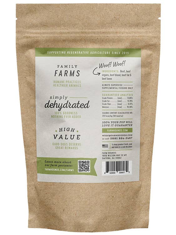 Dog Beef Strips: 4.5oz
