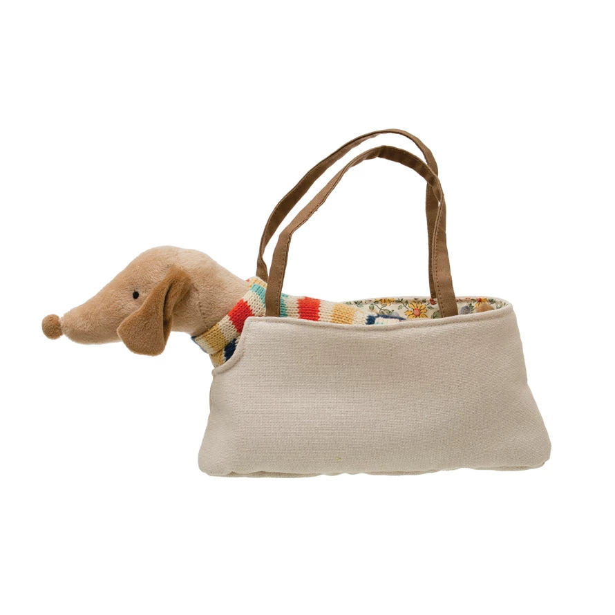 Sausage top dog carrier