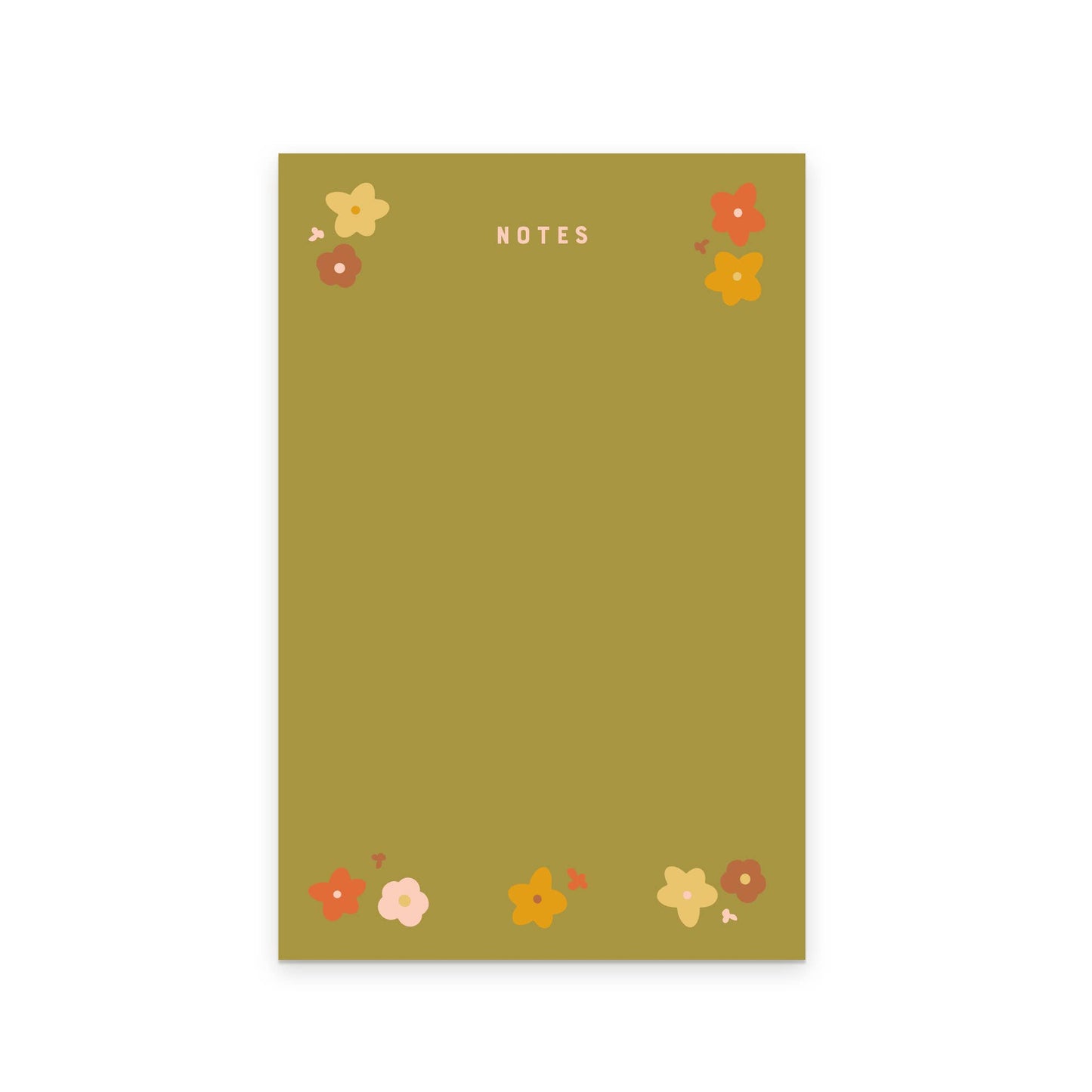 Floral Garden Notes Notepad
