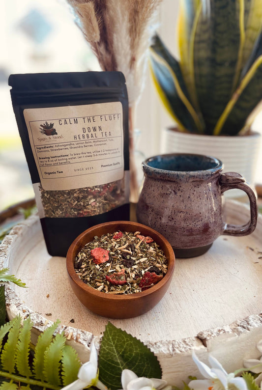 Calm The Fluff Down Tea: 3oz