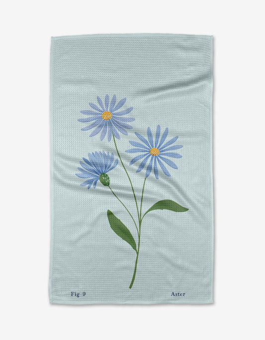 September Aster Tea Towel