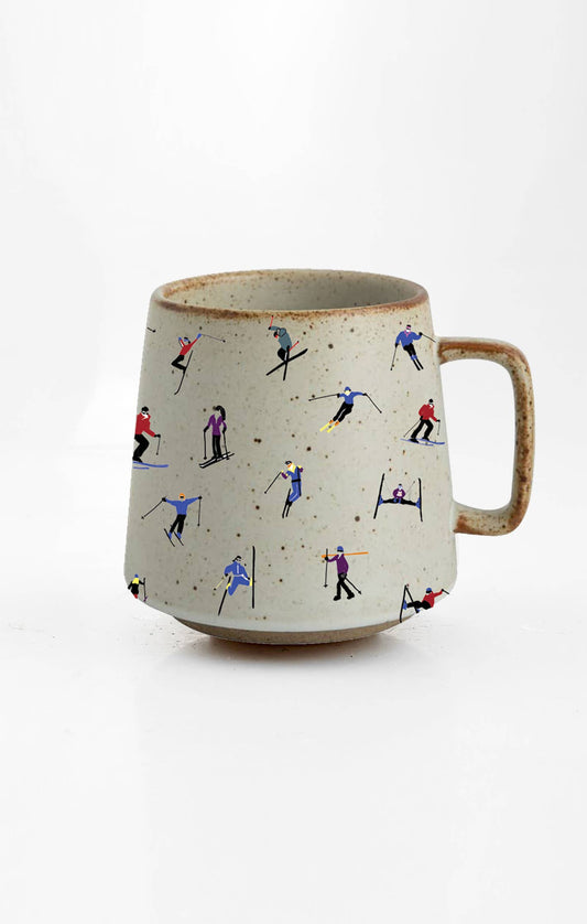 Ski Adventure Stoneware Mug