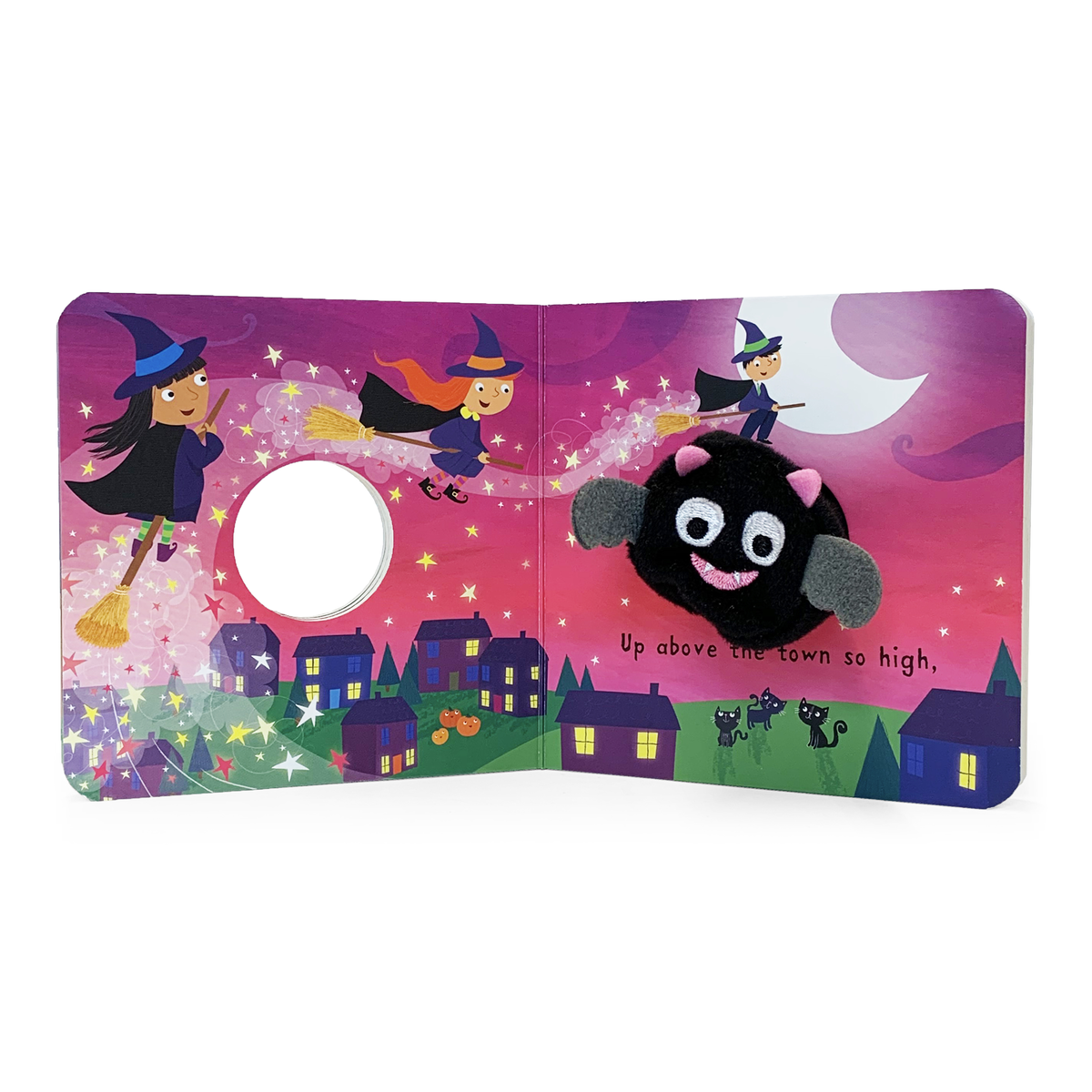 Spooky, Spooky, Little Bat Halloween Finger Puppet Book