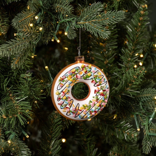 Doughnut with Sprinkles Ornament