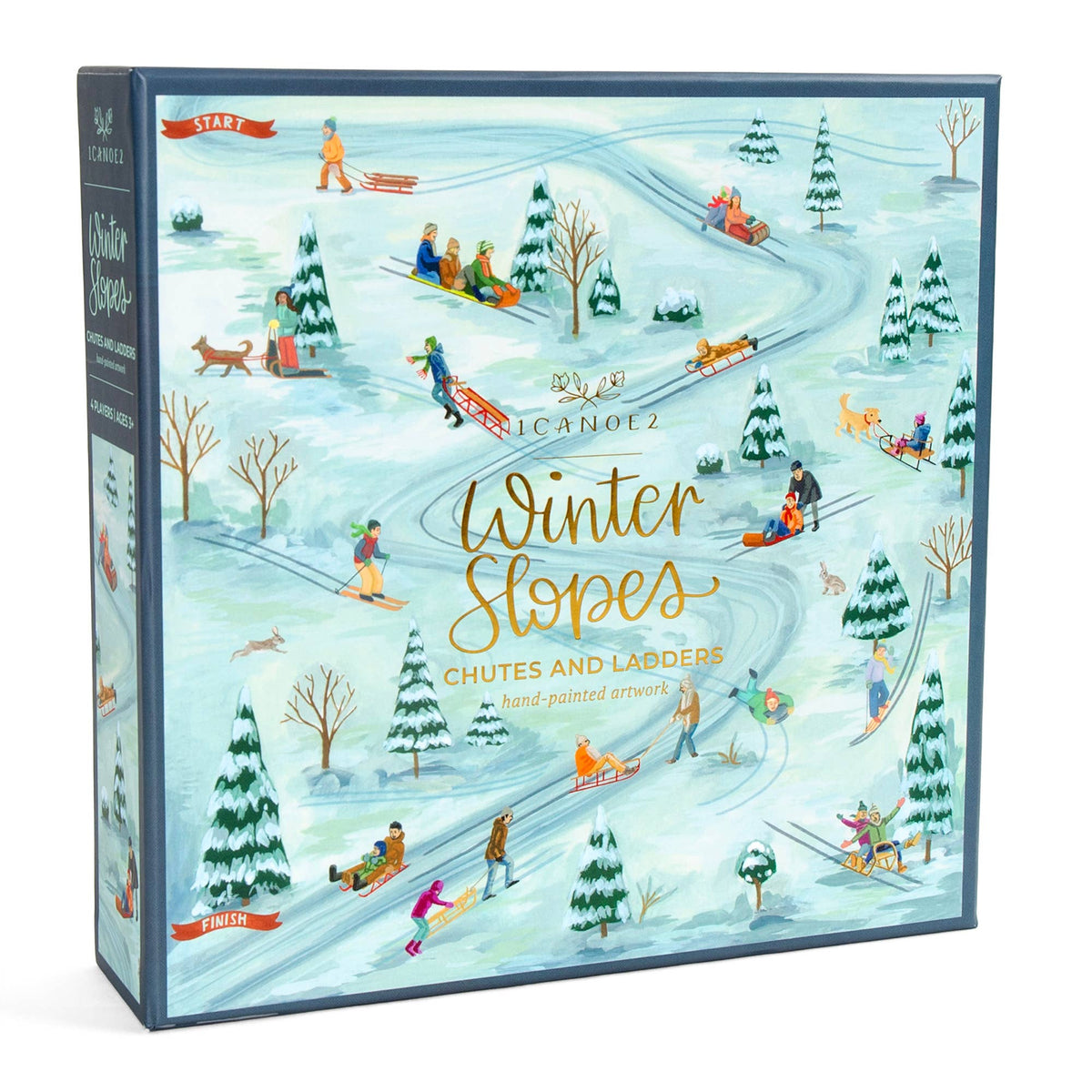 Winter Slopes Family Board Game – Snowy Climb & Slide