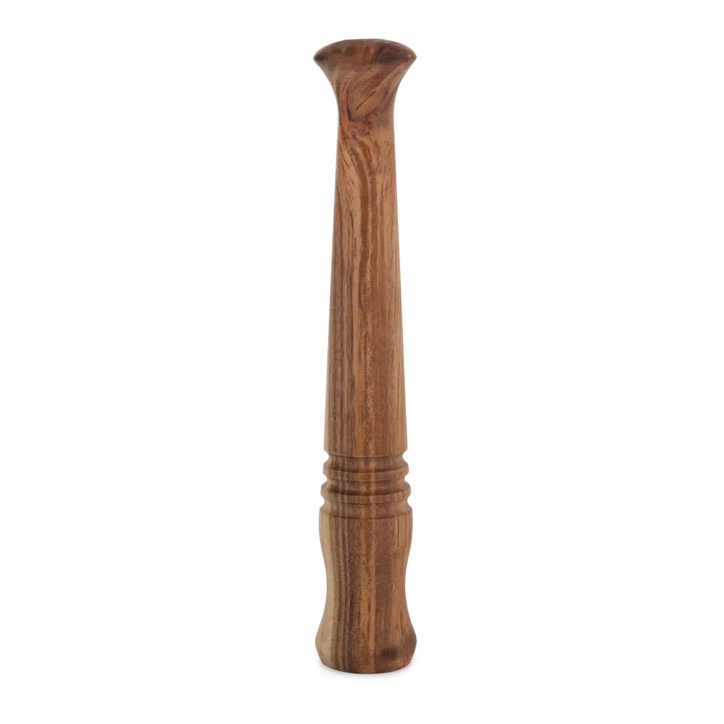Acacia Rounded Top Muddler w/ Burlap Storage Bag