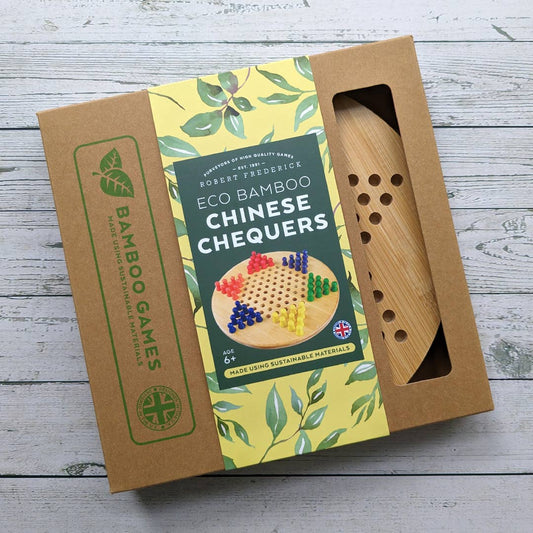 Bamboo Chinese Chequers Set
