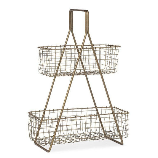 Standing Frame with 2 Baskets-16.5"H