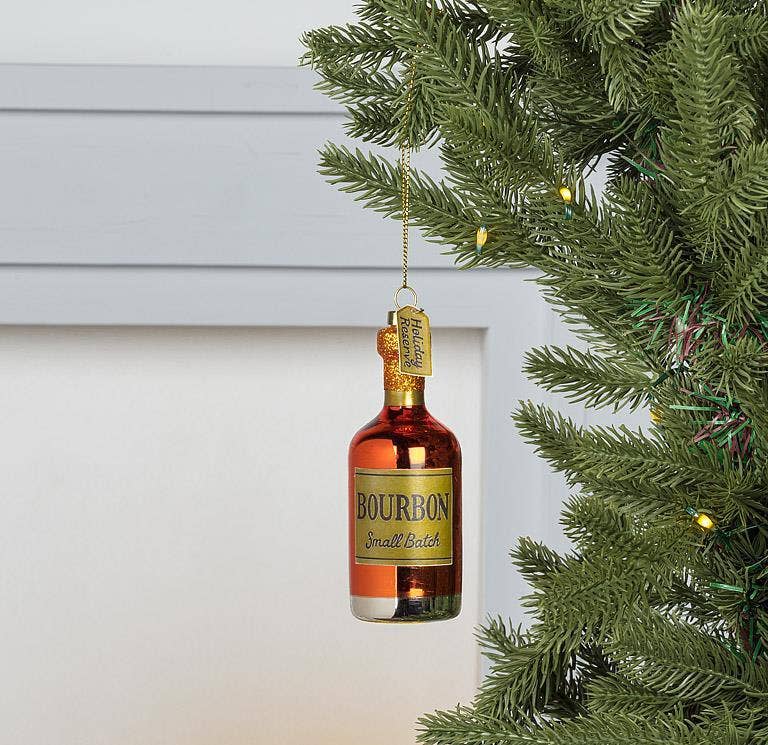 Bourbon Bottle Ornament