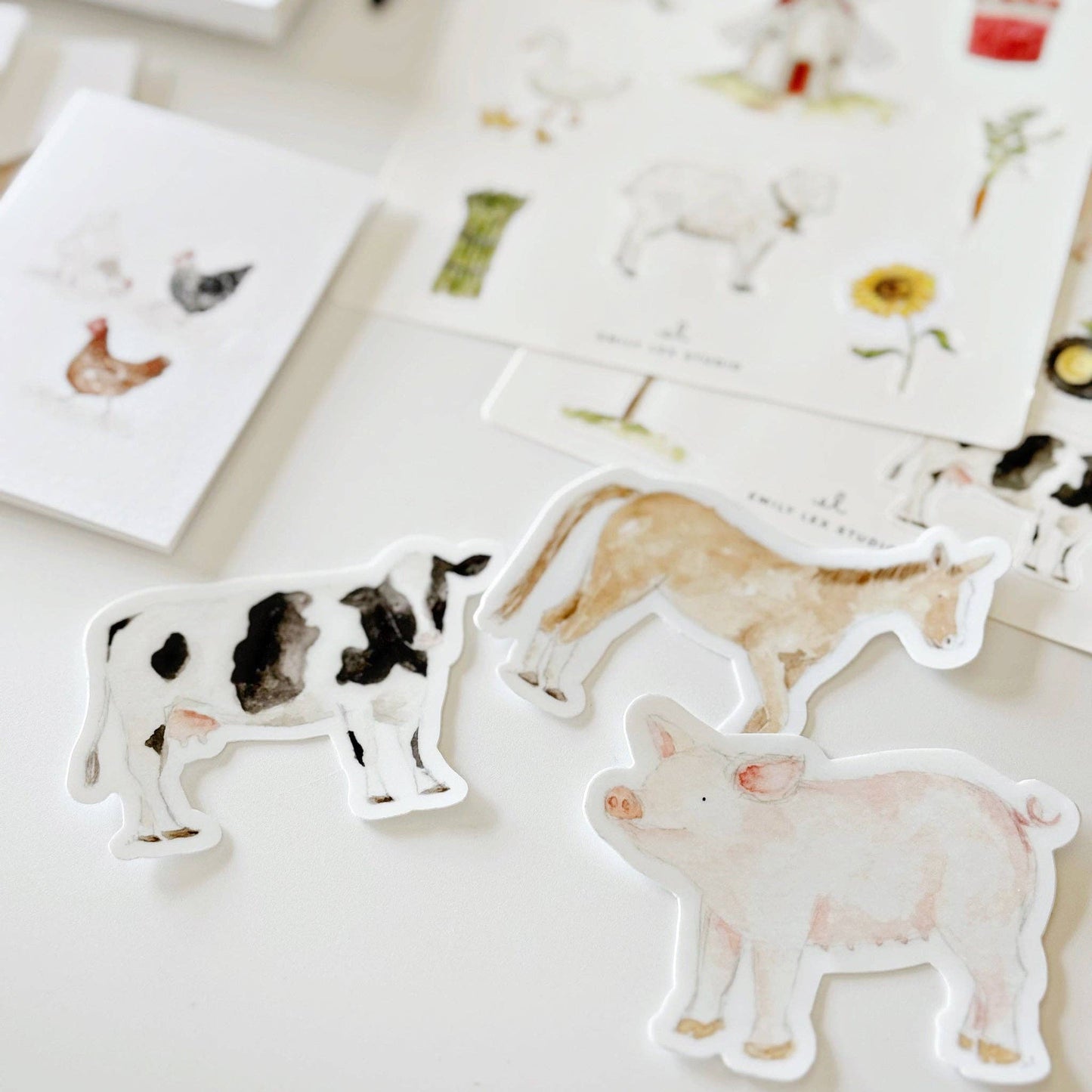 Cow sticker