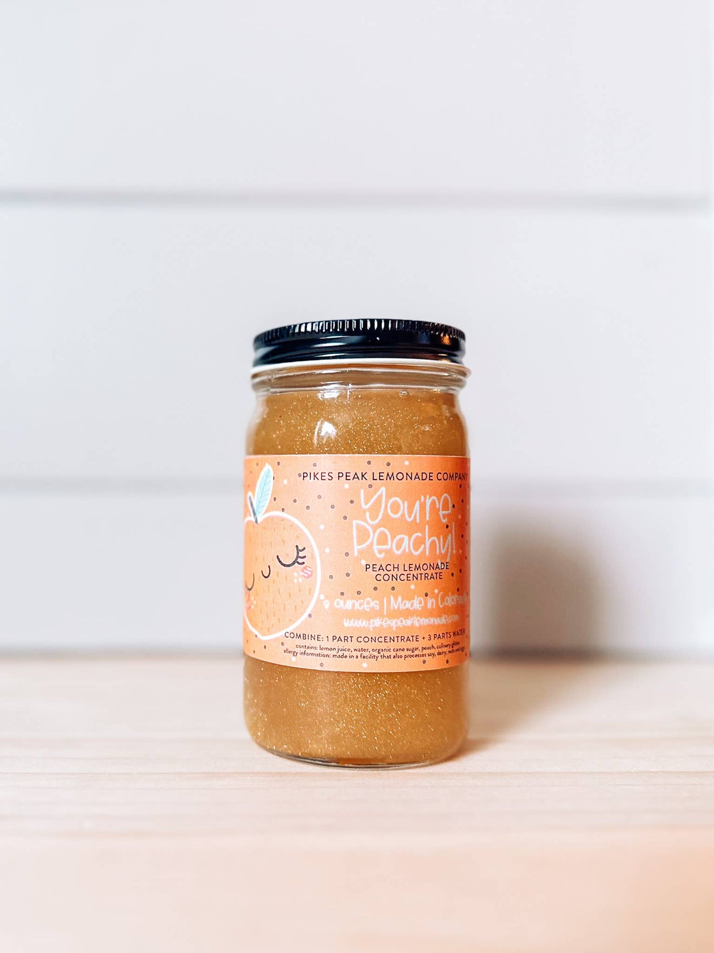 You're π Peachy! Glittery Peach Lemonade Mix