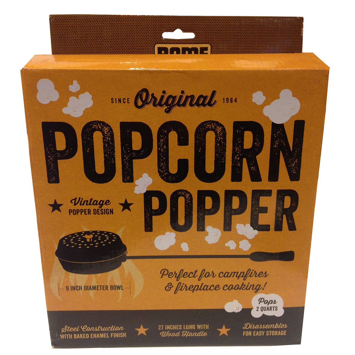 Old Fashioned Popcorn Popper by Rome #122-T