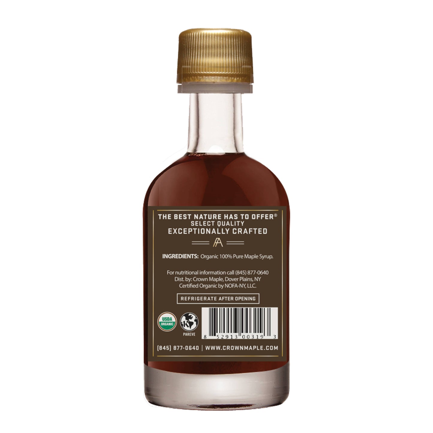 Amber Color and Rich Taste Organic Maple Syrup Petite