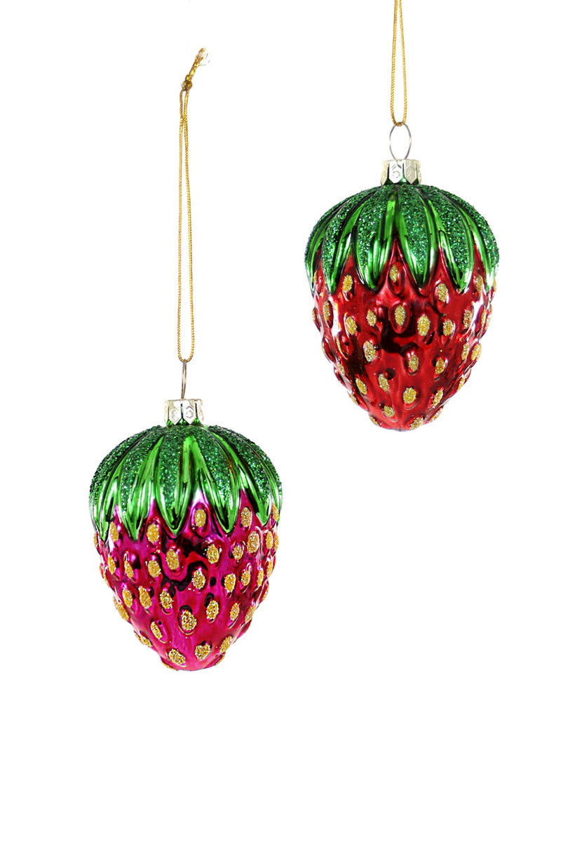 Vintage Strawberry Ornament