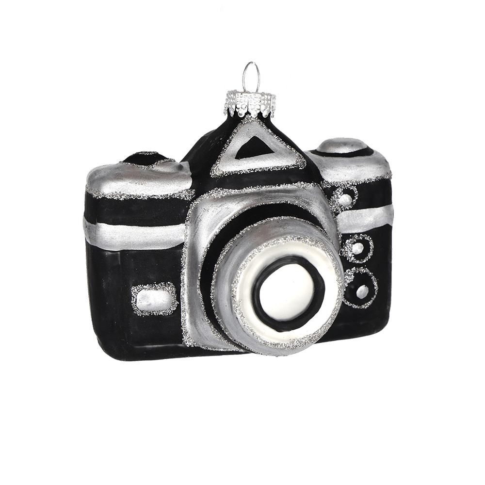 Black Camera Ornament