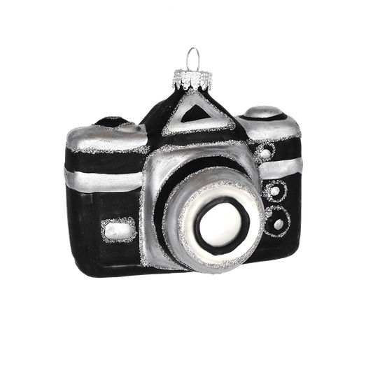 Black Camera Ornament