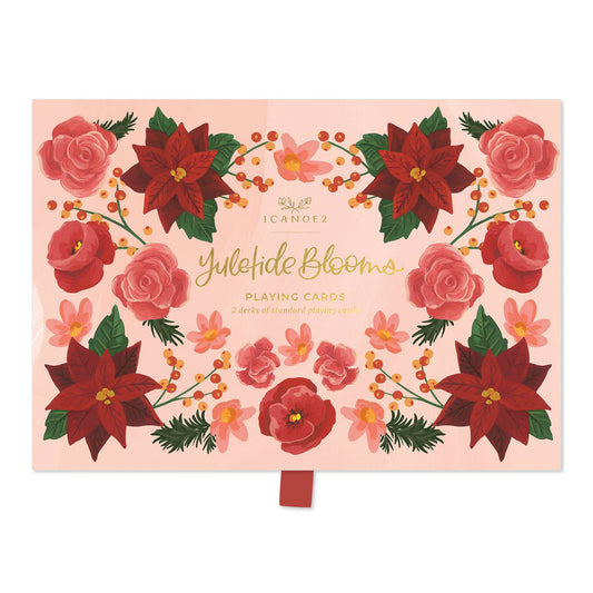 Yuletide Blooms Holiday Set of 2 Playing Cards Decks