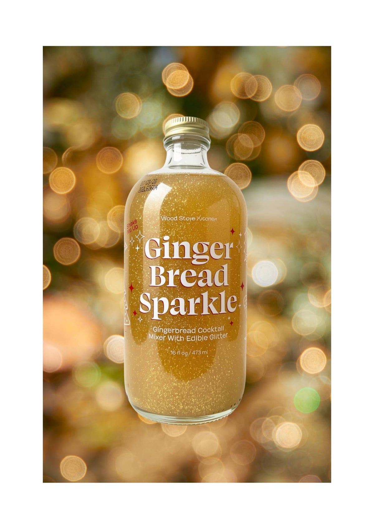 Gingerbread Sparkle Cocktail & Mocktail Mixer, 16 fl oz